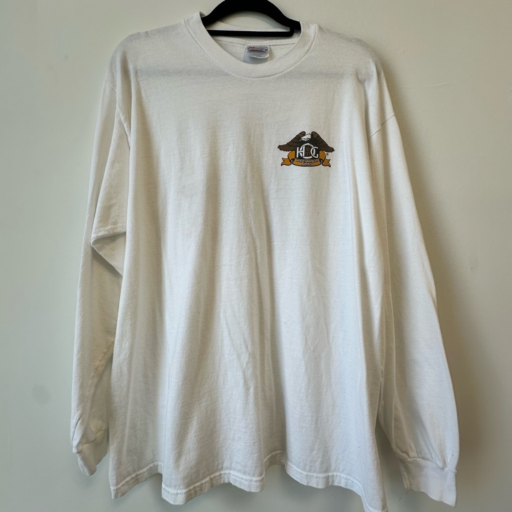 Vintage White Long Sleeve Tee